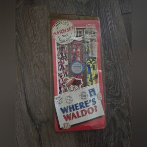 Where's Waldo Watch Set Vintage